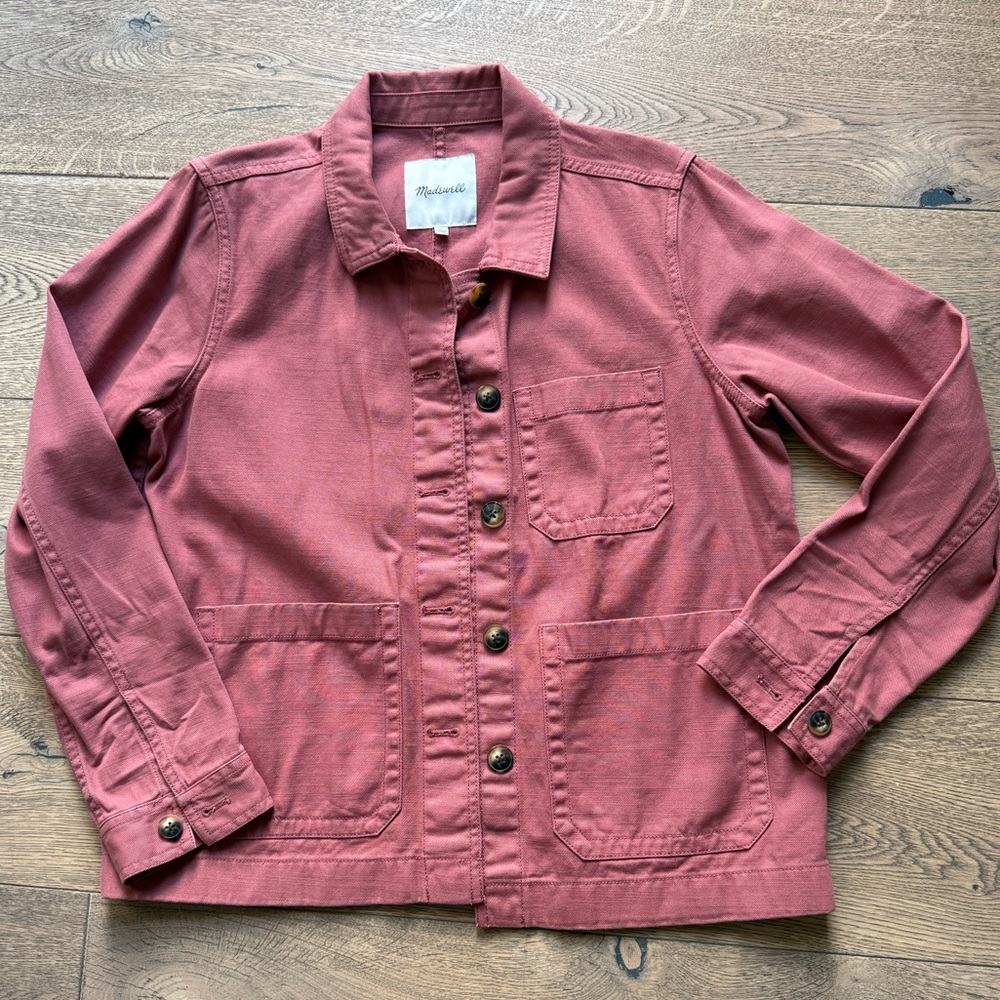 Madewell Utility Jacket in Rose